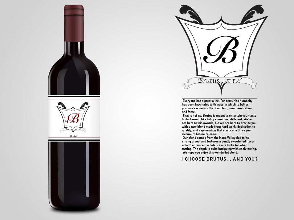 Product Label & Logo Design – Wine Bottle